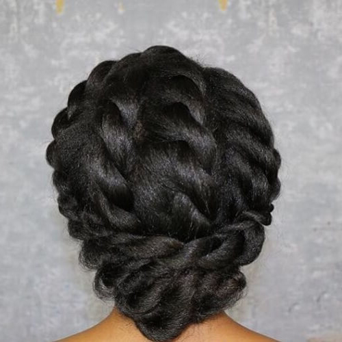 Natural Twisted Updos